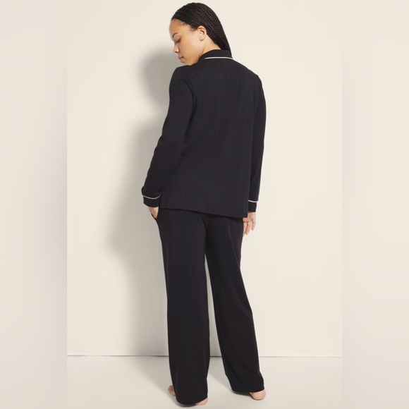 NWT SOMA Size XL Black Embraceable Long Sleeve Top & Pant Pajama Set - Picture 2 of 5